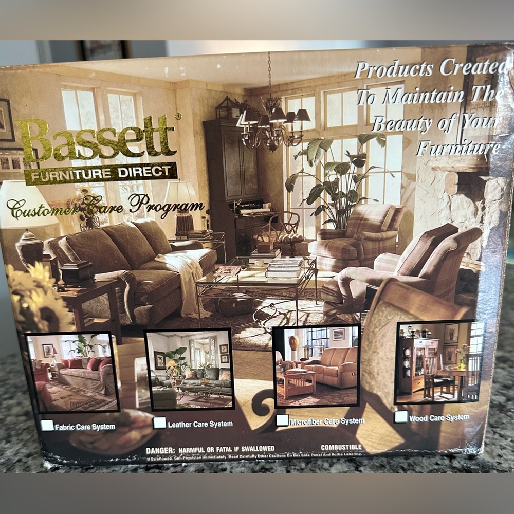 Bassett FURNITURE DIRECT Customer Care Program (BRAND NEW, SEALED)